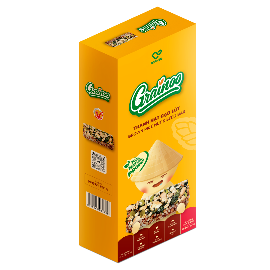 Thanh hạt gạo lứt 130g