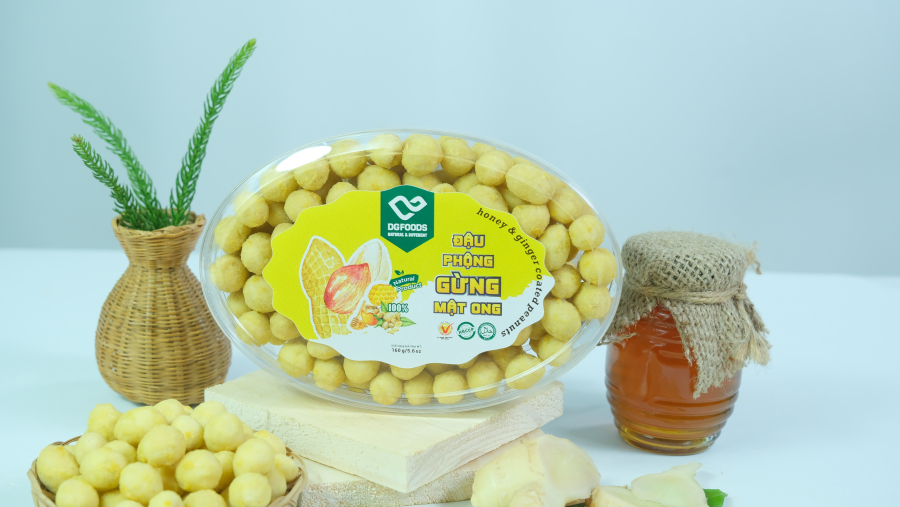 Đậu Phộng Gừng Mật Ong 160g