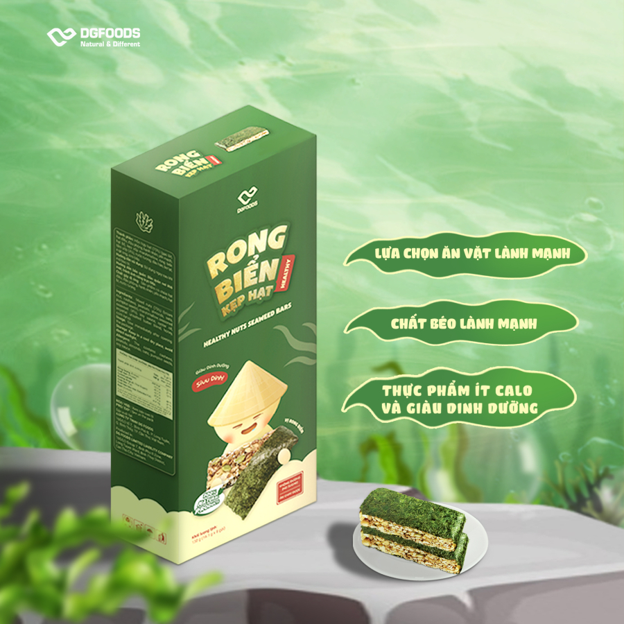 [Hộp] Rong Biển Kẹp Hạt Healthy 130g